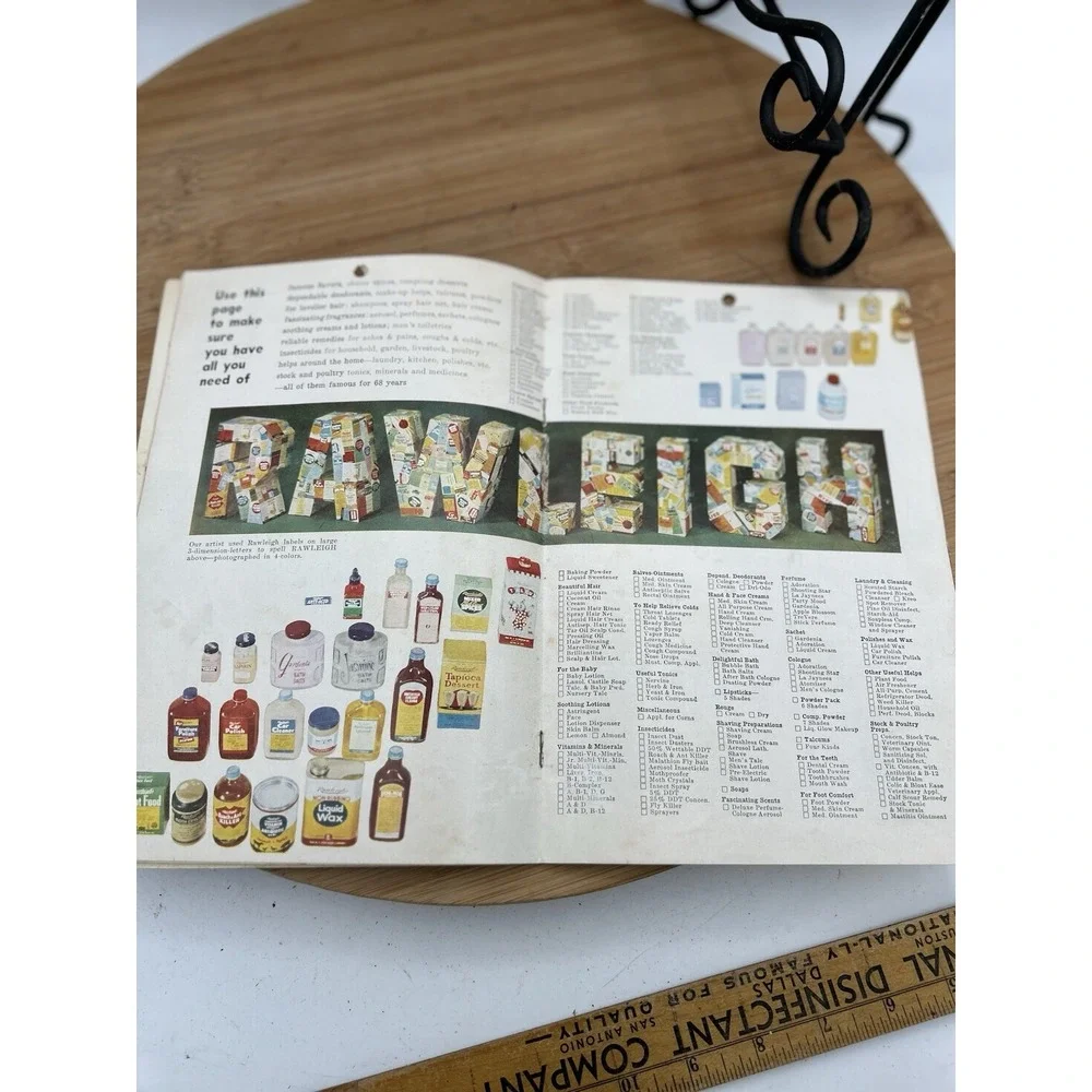 Rawleigh's Good‎ Health Guide 1957 Almanac & Cook Book Calendar